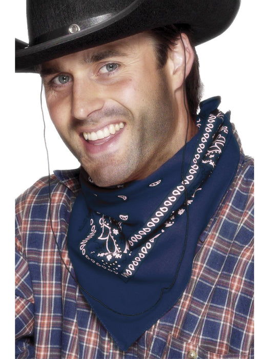 Buy Cowboy Bandana Accessory - Blue from Costume Super Centre AU