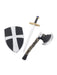 Buy Crusader 3-Piece Accessory Set for Kids from Costume Super Centre AU