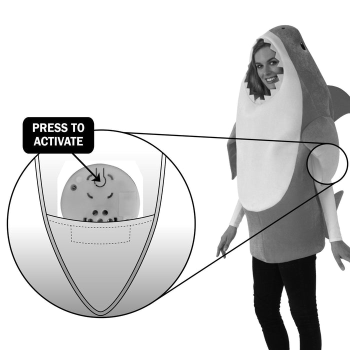 Buy Daddy Shark Deluxe Blue Costume for Adults - Baby Shark from Costume Super Centre AU