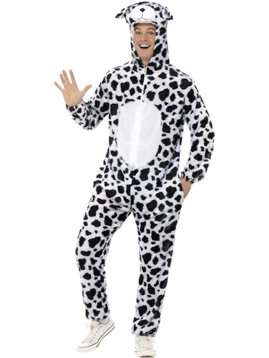 Buy Dalmatian Jumpsuit Costume for Adults from Costume Super Centre AU