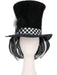 Buy Dark Tea Party Top Hat with Hair for Adults from Costume Super Centre AU