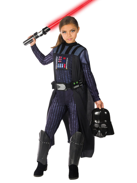 Buy Darth Vader Deluxe Girls Costume for Kids - Disney Star Wars from Costume Super Centre AU