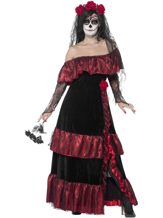 Buy Day of the Dead Bride Deluxe Costume for Adults from Costume Super Centre AU