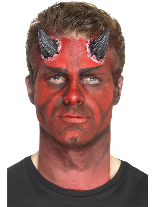 Buy Devil Horns Black Prosthetic Latex Make-Up FX from Costume Super Centre AU