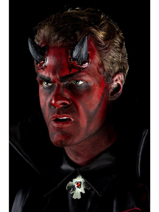 Buy Devil Horns Black Prosthetic Latex Make-Up FX from Costume Super Centre AU