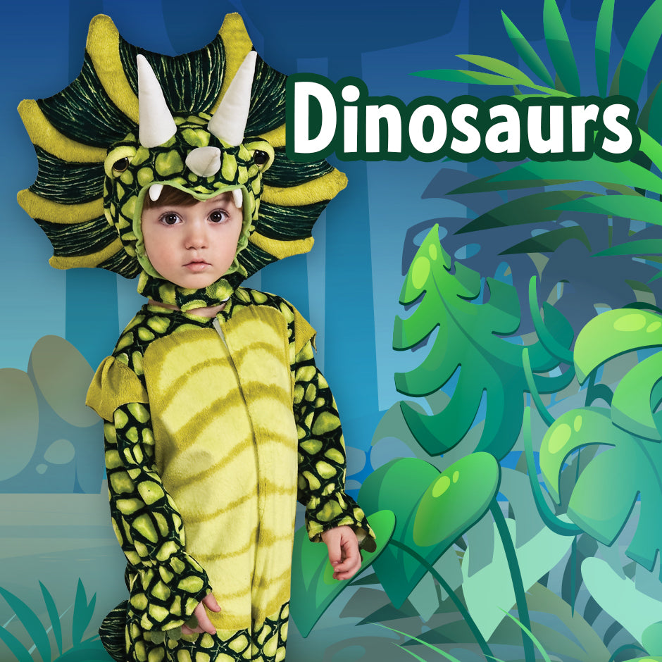Dinosaur costumes for all ages are online at Costume Super Centre Australia