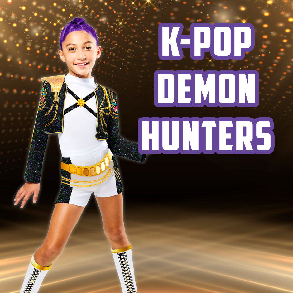 K-Pop Demon Hunter costumes are the hottest dress-ups in town! Get your Rumi, Zoey and Mira costumes and wigs online at Costume Super Centre Australia