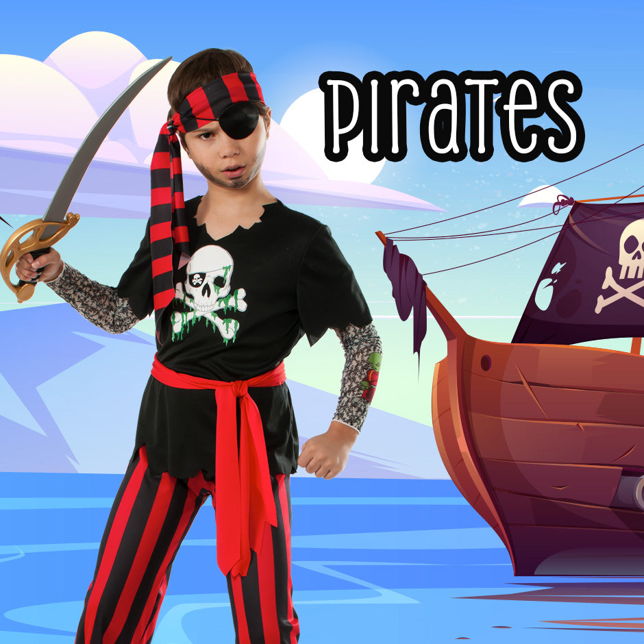 Don't walk the plank searching for your pirate outfit! Find pirate costumes for the whole family online at Costume Super Centre Australia