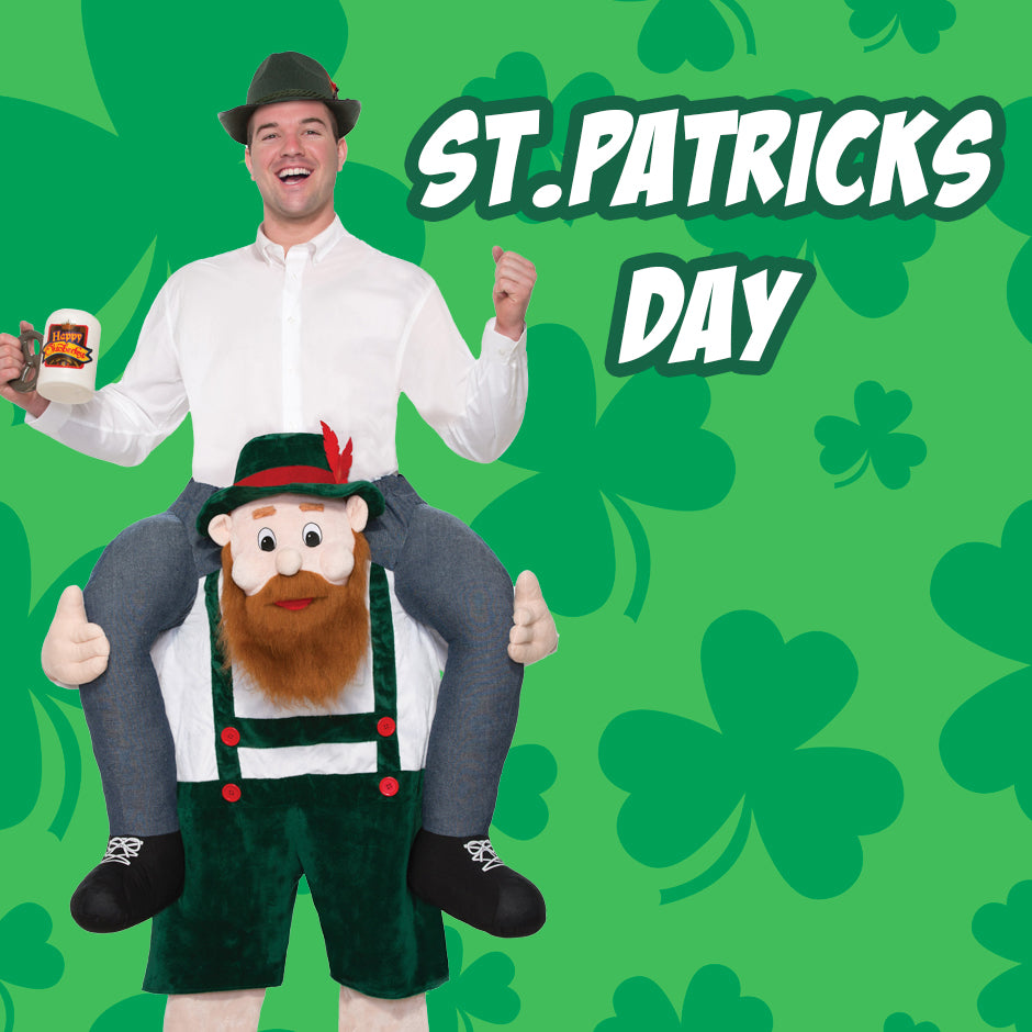 Shop green costumes for an epic St Patrick's Day. Fast shipping available when you shop online at Costume Super Centre Australia