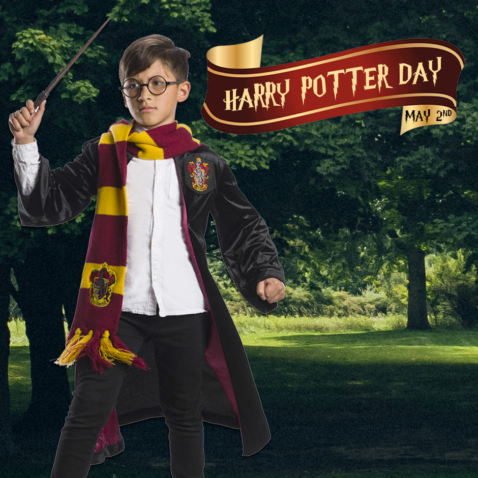 Harry Potter Day is coming on May 2nd! Grab your official Harry Potter costumes online at Costume Super Centre Australia. Whether you're a Ravenclaw, Slytherin, Hufflepuff or Gryffindor there's plenty to choose from!