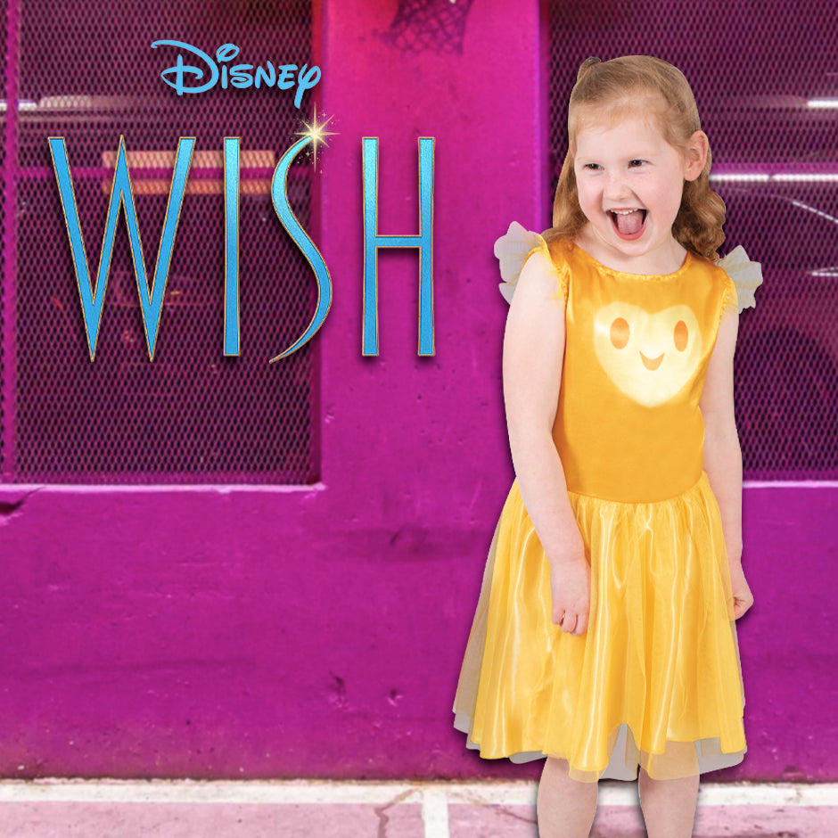 Asha and the Wishing Star from Disney's Wish are ready to join your costume collection! Order your official Disney costumes online at Costume Super Centre Australia