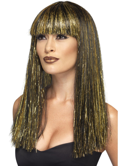 Buy Egyptian Goddess Black & Gold Wig for Adults from Costume Super Centre AU