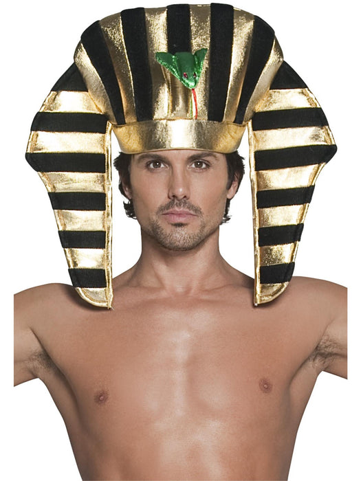 Buy Egyptian Pharaoh Black & Gold Headpiece for Adults from Costume Super Centre AU