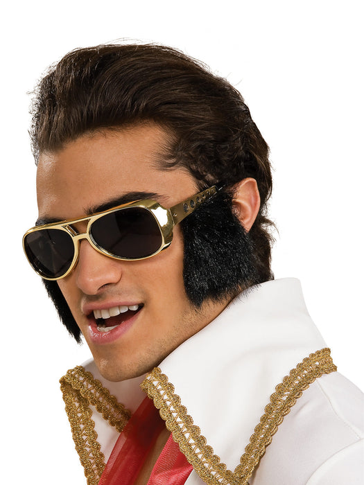 Buy Elvis Glasses With Sideburns - Elvis Presley from Costume Super Centre AU