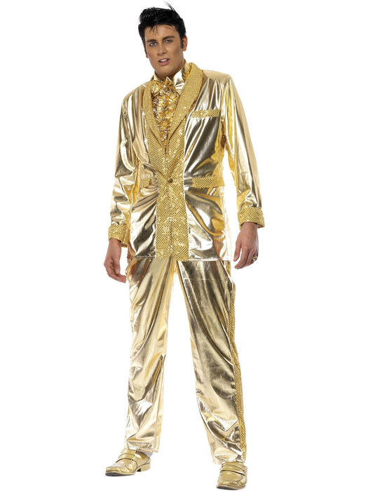 Buy Elvis Gold Costume for Adults - Elvis Presley from Costume Super Centre AU