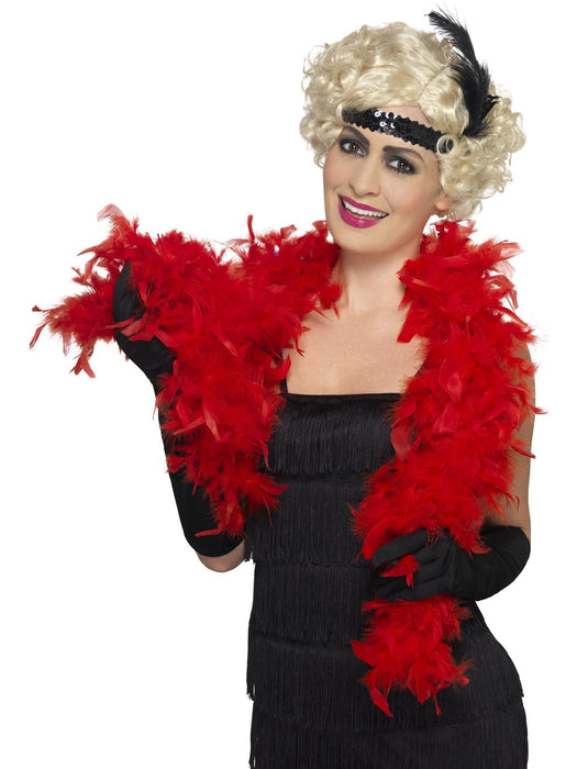 Buy Feather Boa Accessory for Adults - Red from Costume Super Centre AU