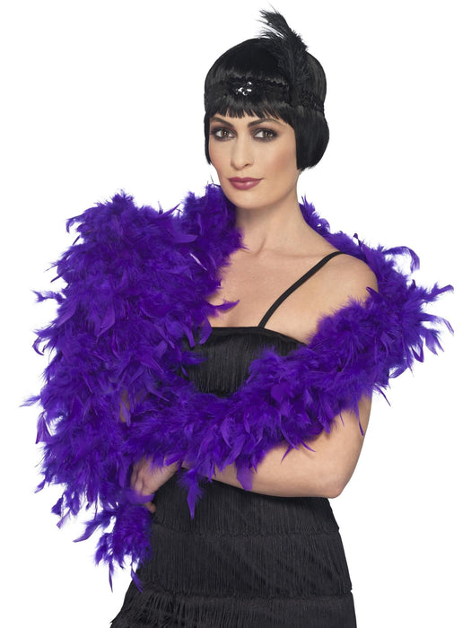 Buy Feather Boa Deluxe Accessory for Adults - Purple from Costume Super Centre AU
