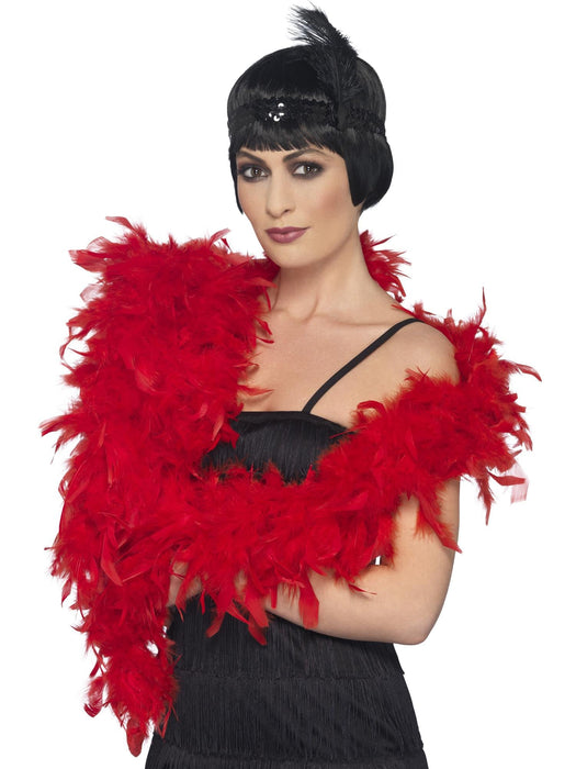 Buy Feather Boa Deluxe Accessory for Adults - Red from Costume Super Centre AU