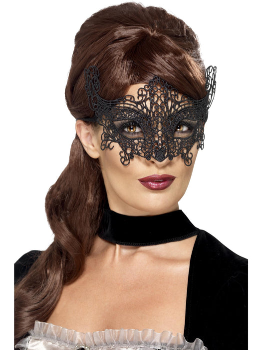 Buy Filigree Black Lace Swirl Eyemask for Adults from Costume Super Centre AU