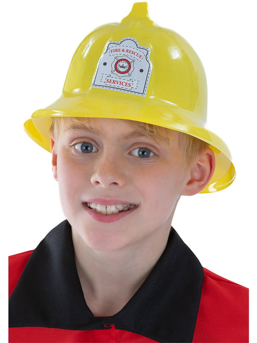 Buy Firefighter Hat for Kids - Yellow from Costume Super Centre AU