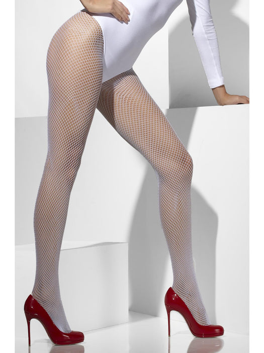 Buy Fishnet Tights for Adults - White from Costume Super Centre AU