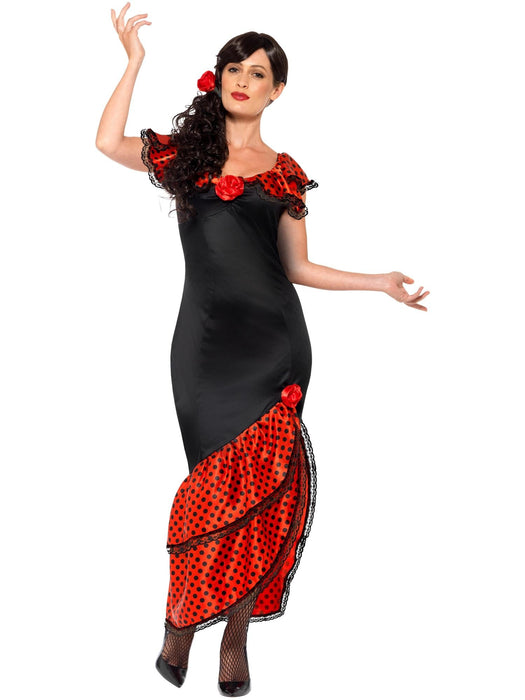 Buy Flamenco Senorita Black Costume for Adults from Costume Super Centre AU