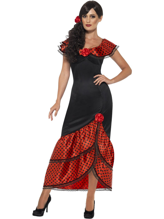 Buy Flamenco Senorita Black Costume for Adults from Costume Super Centre AU