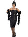 Buy Flapper Black Fringed Deluxe Costume for Adults from Costume Super Centre AU