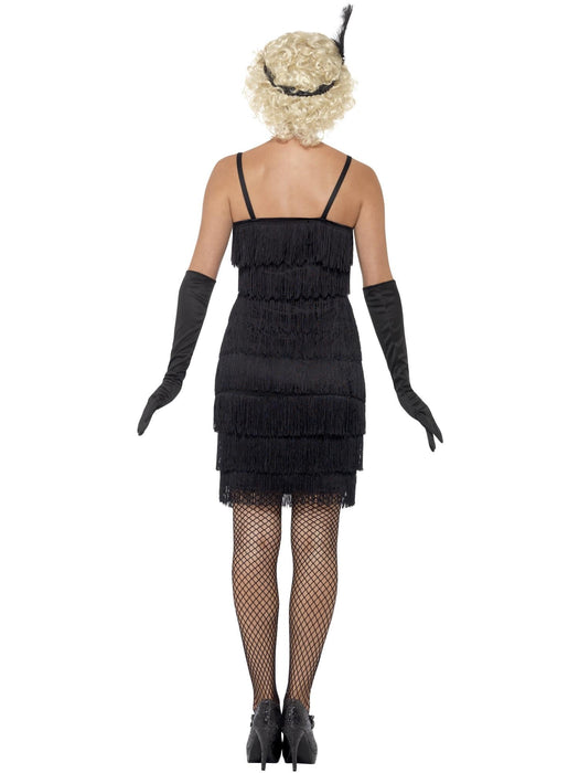 Buy Flapper Black Fringed Dress Costume for Adults from Costume Super Centre AU