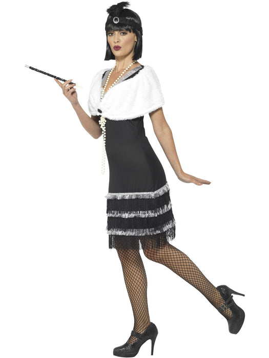 Buy Flapper Deluxe Costume with Stole for Adults from Costume Super Centre AU