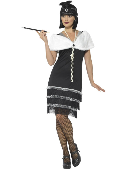 Buy Flapper Deluxe Costume with Stole for Adults from Costume Super Centre AU