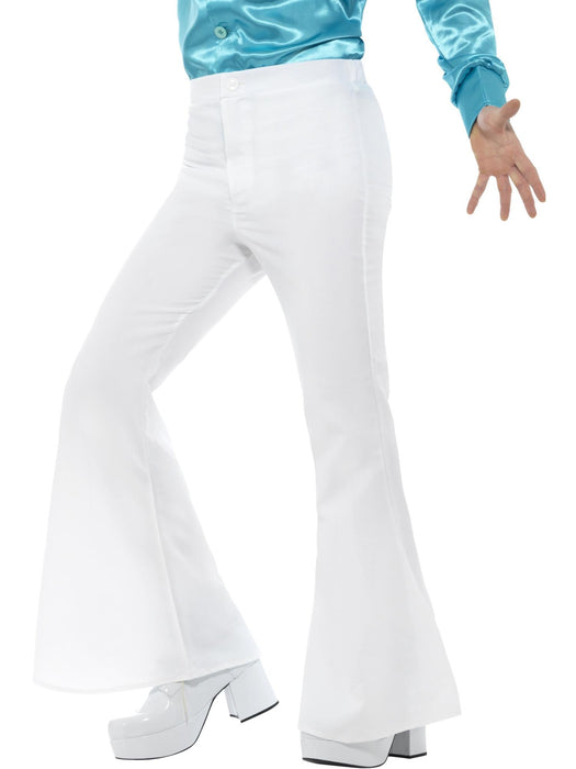 Buy Flared White Trousers for Adults from Costume Super Centre AU