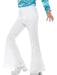Buy Flared White Trousers for Adults from Costume Super Centre AU