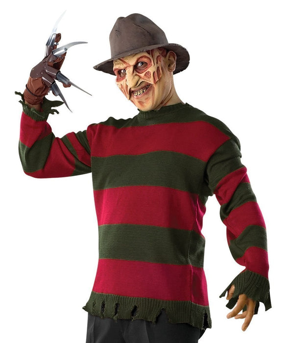Freddy Krueger Deluxe Adult Sweater | Costume Super Centre AU