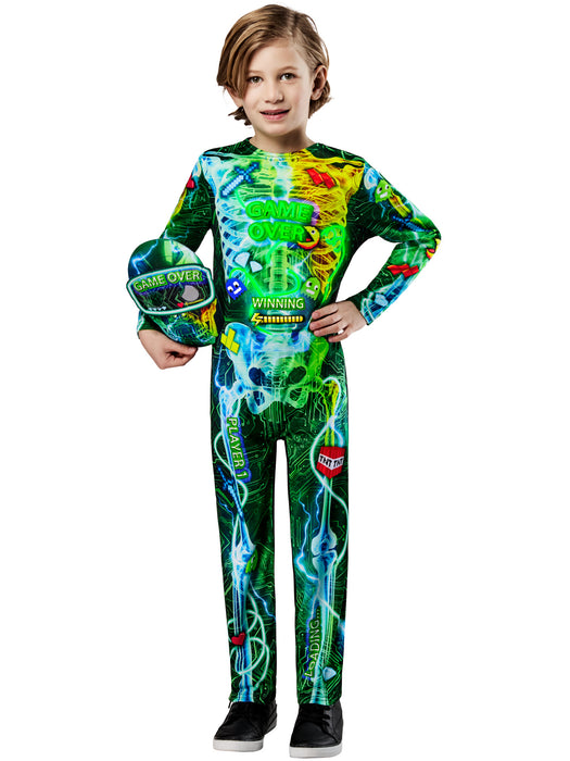 Buy Gamer Skeleton Costume for Kids from Costume Super Centre AU