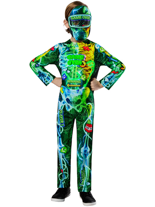 Buy Gamer Skeleton Costume for Kids from Costume Super Centre AU