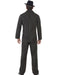 Buy Gangster Black & Gold Pinstripe Suit Costume for Adults from Costume Super Centre AU