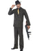 Buy Gangster Black & Gold Pinstripe Suit Costume for Adults from Costume Super Centre AU