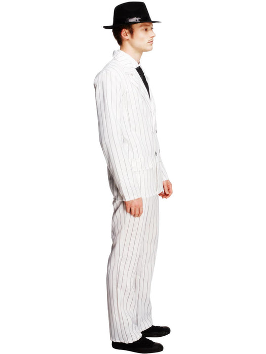 Buy Gangster White Pinstripe Suit Fever Costume for Adults from Costume Super Centre AU