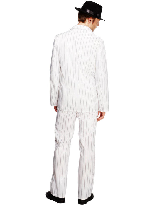 Buy Gangster White Pinstripe Suit Fever Costume for Adults from Costume Super Centre AU