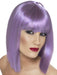 Buy Glam Short Blunt Wig with Fringe for Adults - Lilac from Costume Super Centre AU
