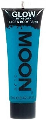 Buy Glow in the Dark Blue Face Paint - Moon Glow from Costume Super Centre AU