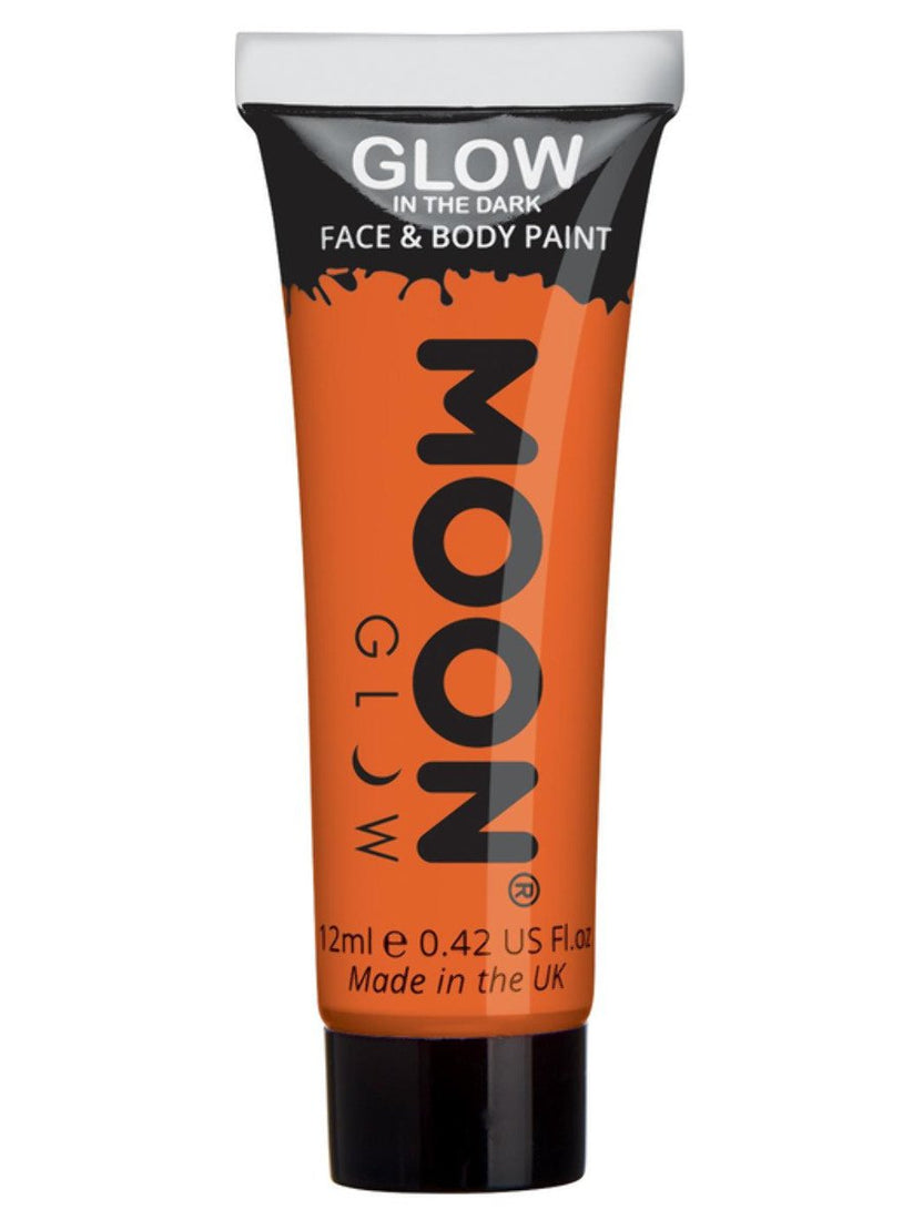 Glow in the Dark Orange Face Paint - Moon Glow | Costume Super Centre