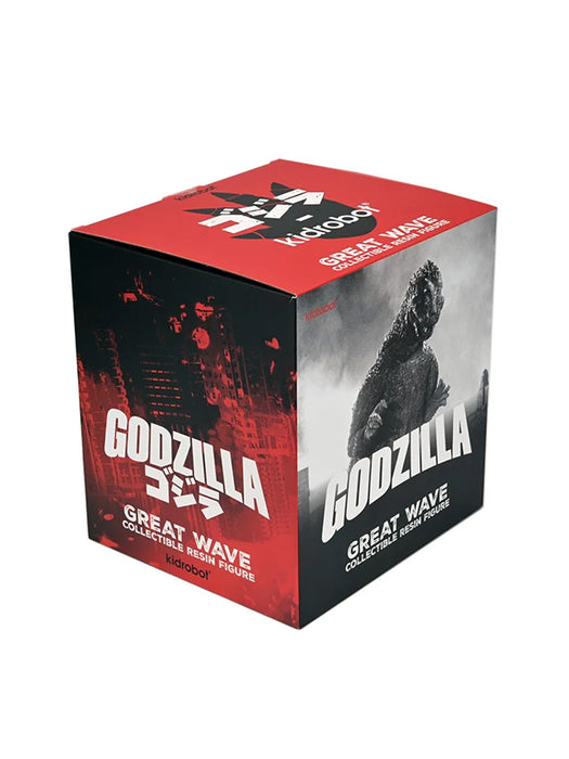 Godzilla in Wave with Dunny Limited Edition - 8" Resin Art Figurine - Godzilla - Kidrobot