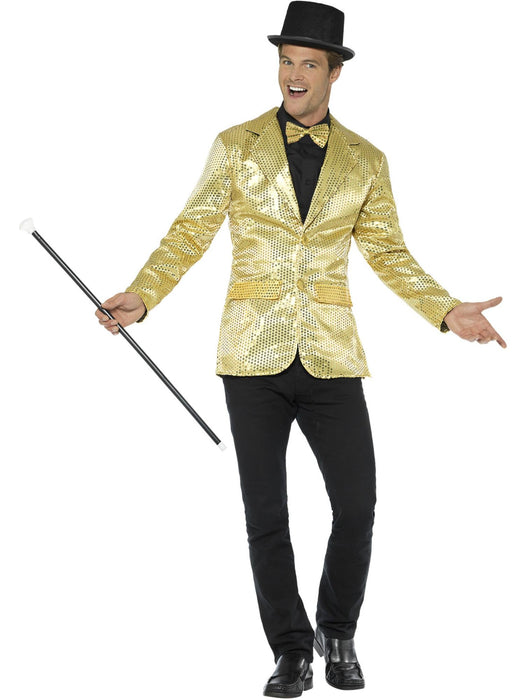 Buy Gold Sequin Jacket for Adults from Costume Super Centre AU