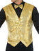 Buy Gold Sequin Waistcoat for Adults from Costume Super Centre AU
