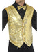 Buy Gold Sequin Waistcoat for Adults from Costume Super Centre AU