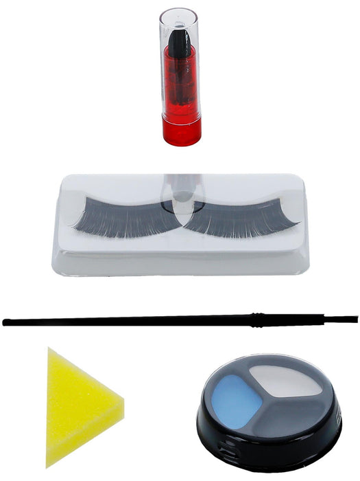 Buy Gothic Make-up Set with Eyelashes for Adults from Costume Super Centre AU