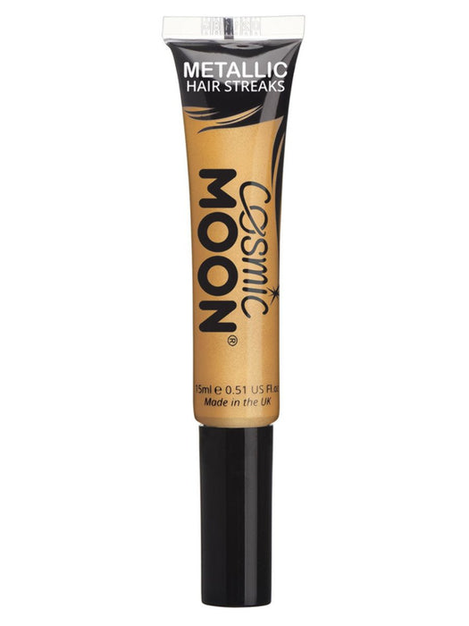 Buy Hair Streaks Metallic Gold - Cosmic Moon from Costume Super Centre AU