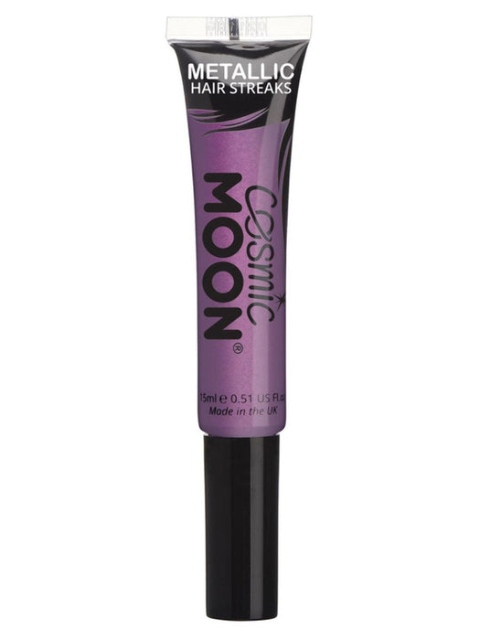 Buy Hair Streaks Metallic Purple - Cosmic Moon from Costume Super Centre AU
